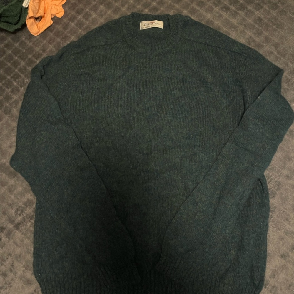 Antartex Dark Green Crewneck Sweater